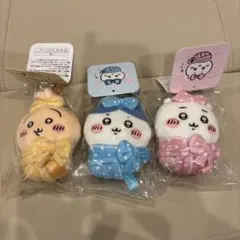 【正規品】ちいかわ キュッ おくるみぷちミニマスコット3種