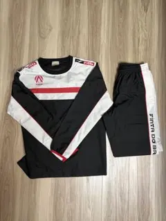 FINTAサッカー ピステ 長袖 長ズボン 練習着 ブラック Mサイズ