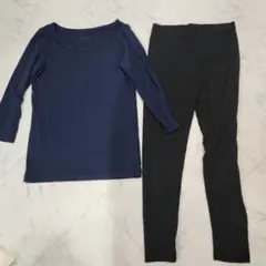 ユニクロUNIQLOキッズ　ヒートテックHEATTECH 110肌着 上下セット