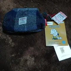 PEANUTS スヌーピー ツイードポーチ