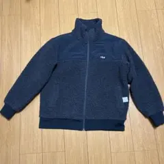 FILA フリースジャケット リバーシブル　ネイビー L