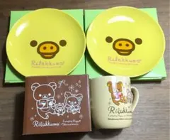 ローソン非売品 リラックマ10周年記念マグカップ2013とお皿2枚