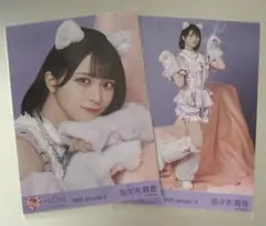 LOVE イコラブ 佐々木舞香 猫衣装 7周年 生写真 セミコンプ ヨリヒキ