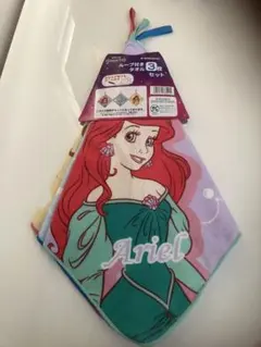 入園入学準備にいかがですか☆ディズニープリンセス ループ付きタオル 3枚セット