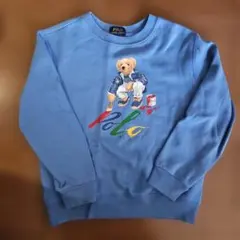 ポロベア トレーナー 青　130