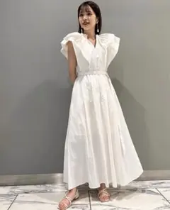 Jill Stuartタフタフリル ワンピース 23年 夏