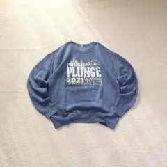 JERZEES チャリティイベントスウェット ストリート 海外古着 抜け感