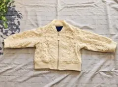 花柄刺繍ジャケット サイズ90 アイボリーのサムネイル