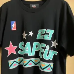 SAPEuR ブラック Tシャツ X-LARGE