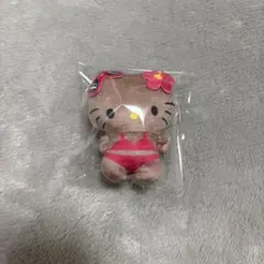 日焼けキティ サンリオ ガチャガチャ ぬいぐるみキーホルダー