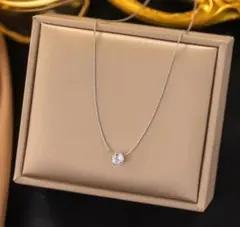 ジルコニアダイヤモンド ネックレス サージカルステ 【本当人気❣️】間違いなし✨