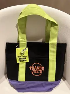 Trader Joe's トレジョ　ミニトート 　ハロウィン限定品！黒x緑