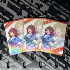 学園アイドルマスター famくじ カードセット 花海佑芽 3組