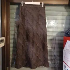 Le Lapis　ラピーヌ　カシミヤ混　ロングスカートのサムネイル