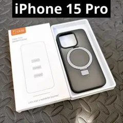 iPhone 15 Pro 用 ケース Magsafeワイヤレス充電 ブラック