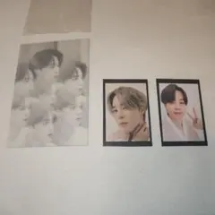 BTS jimin クリアトレカ 切り抜きセット トレカ公式 切り抜きは雑誌