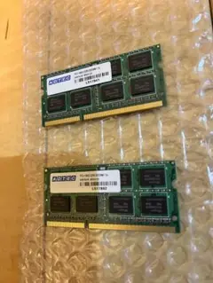 8GB ノートPCメモリ PC3-10600 4GB x2枚