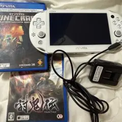 【美品】PS Vita 2000本体 マイクラ 討鬼伝 充電器