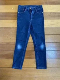 GU デニム アンクル丈 スキニージーンズ