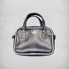 【即日発送】アディダス オリジナル2way ミニショルダーバッグ ネイビー紐付き