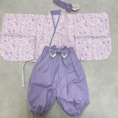 【翌日発送】ハンドメイド ベビー袴 80-90cm ひなまつり 初節句