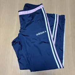 即日発送！adidas ジャージパンツ M ネイビー ストライプ