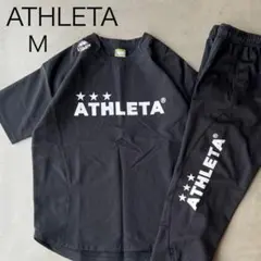 ATHLETA アスレタ　M　半袖ピステ　パンツ　上下　セット　黒