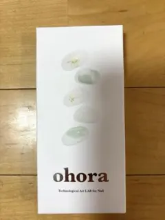 新品未使用★ohora オホーラN HIPPIE JADE ネイルシール