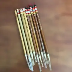 中国　書道筆 9本セット 筆　小筆　古筆