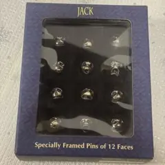希少】ナイトメアー・ビフォア・クリスマス ジャック ピン　バッジ 12フェイス