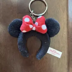 ミニーちゃんのカチューシャキーホルダー