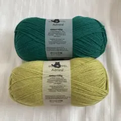 ソック⑥ Schoppel Admiral 単色 緑系 2玉