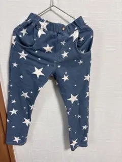 星柄ブルーパンツ 100cm~