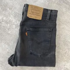 80s90s オレンジタブ リーバイス 517 ブラック usa製