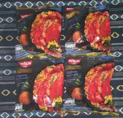 日清 タイ直輸入 プーパッポンカリー風焼そば 4袋のサムネイル