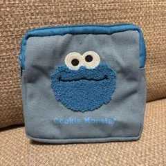 クッキーモンスター ポーチ　正方形