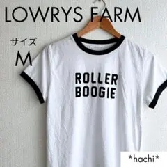 LOWRYS FARM ローリーズファーム Tシャツ M 白 半袖 カットソー