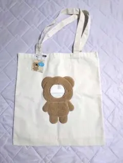 顔出しトートバッグ くま