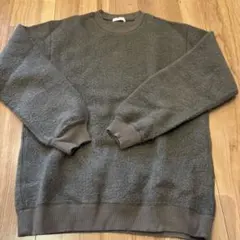 FORK & SPOON グレー クルーネックセーター