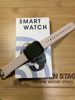 【美品】スマートウォッチ S9 ピンクベージュ ※充電不可／ジャンク扱い