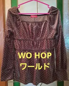 WO HOP ベロアのトップス(サイズ2)