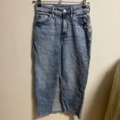 GAP デニムタイトスカート 25/0 ライトブルー