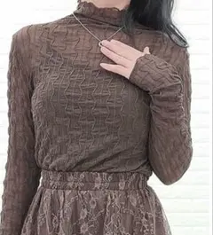 ＊さち様専用　シアー長袖ハイネック