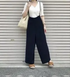 [미품] GU 살로펫 와이드 팬츠 WT