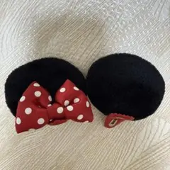 ミニーマウス カチューシャ　ヘアピン　ヘアクリップ　 ミニーちゃん　リボン