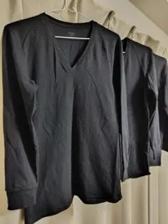 used　メンズ　極暖ヒートテック　Vネック　S　ユニクロ