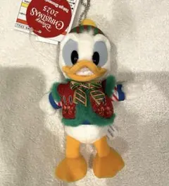 ディズニー クリスマス 2025 ドナルド ぬいぐるみバッジ　ぬいば