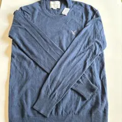 AMERICAN EAGLE ネイビー クルーネックセーター S