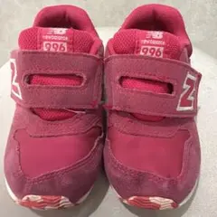 New Balance 996 ピンク キッズスニーカー16センチ迷彩柄