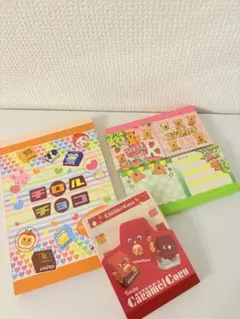 【お菓子パッケージメモ帳セット】キャラメルコーン　コアラのマーチ　チロルチョコ
